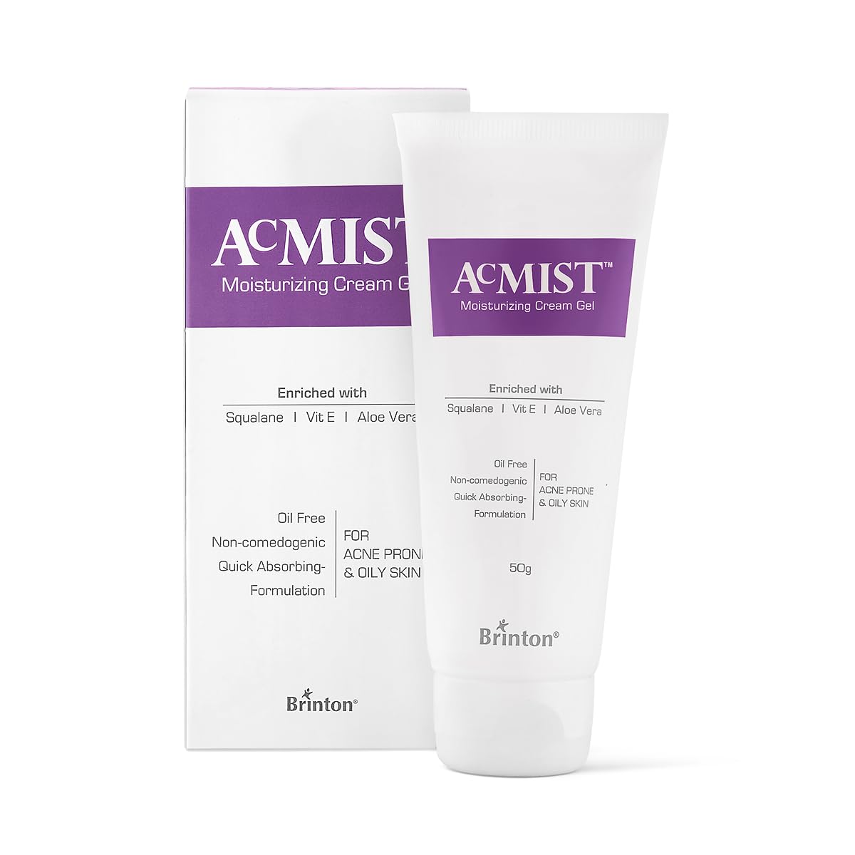 AcMist Face Moisturizing Cream Gel for Acne Prone & Oily Skin