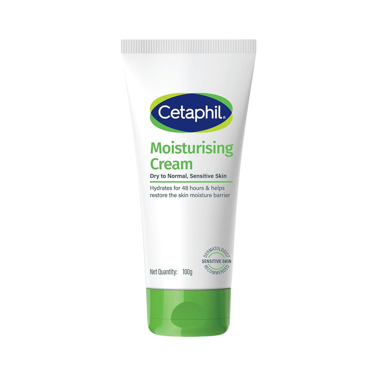 Cetaphil Moisturising Cream for Dry & Sensitive Skin | 48H Hydration with Almond Oil, Niacinamide & Panthenol | Rich Fragrance and Paraben Free Moisturiser, Prevents Moisture Loss & Repairs Skin Barrier | Dermatologist Recommended