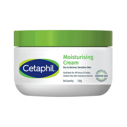 Cetaphil Moisturising Cream for Dry & Sensitive Skin | 48H Hydration with Almond Oil, Niacinamide & Panthenol | Rich Fragrance and Paraben Free Moisturiser, Prevents Moisture Loss & Repairs Skin Barrier | Dermatologist Recommended