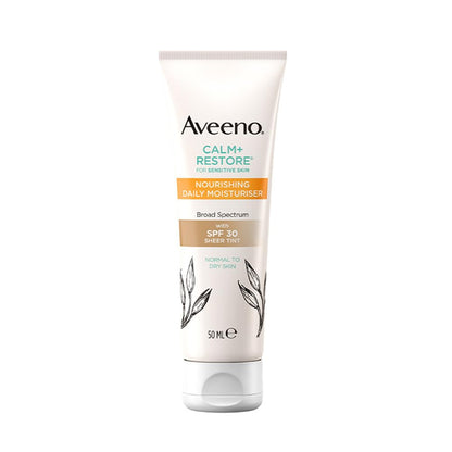 Aveeno Calm + Restore Nourishing Daily Moisturiser Broad Spectrum with SPF 30| 50 ml