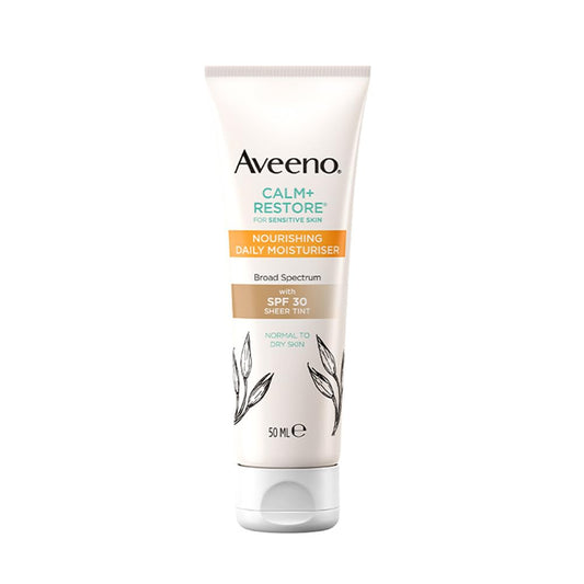 Aveeno Calm + Restore Nourishing Daily Moisturiser Broad Spectrum with SPF 30| 50 ml