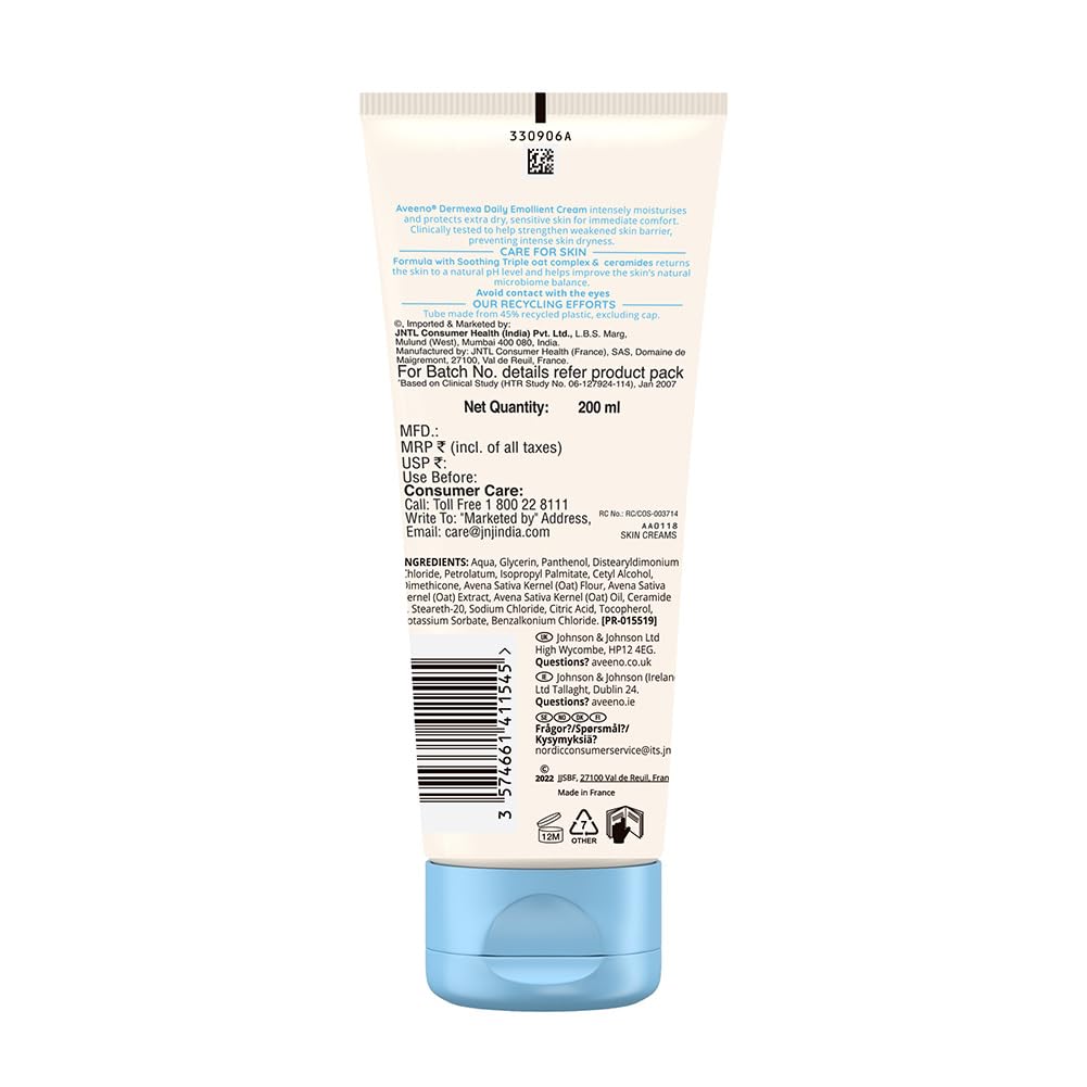 Aveeno Dermexa Emollient Cream | 200ml