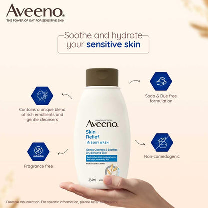 Aveeno Body Wash- Skin Relief Wash | 354 ml