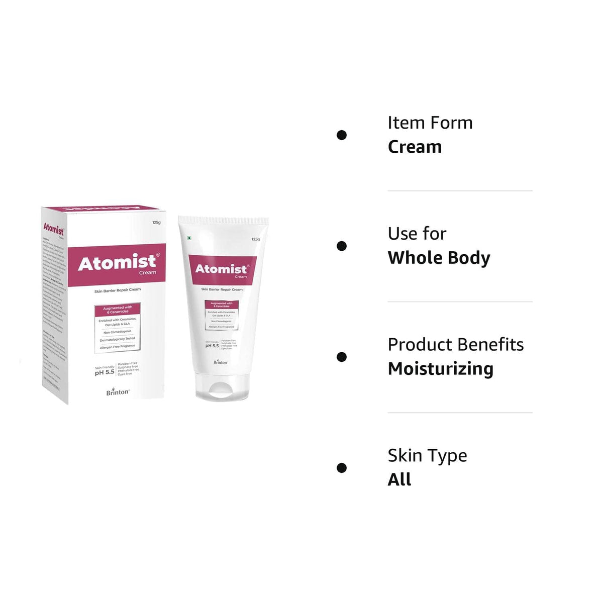 Atomist Skin Barrier Repair Cream Lotion