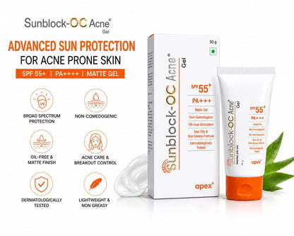 Sunblock OC Acne Gel Oil Control Sunscreen | 50 g