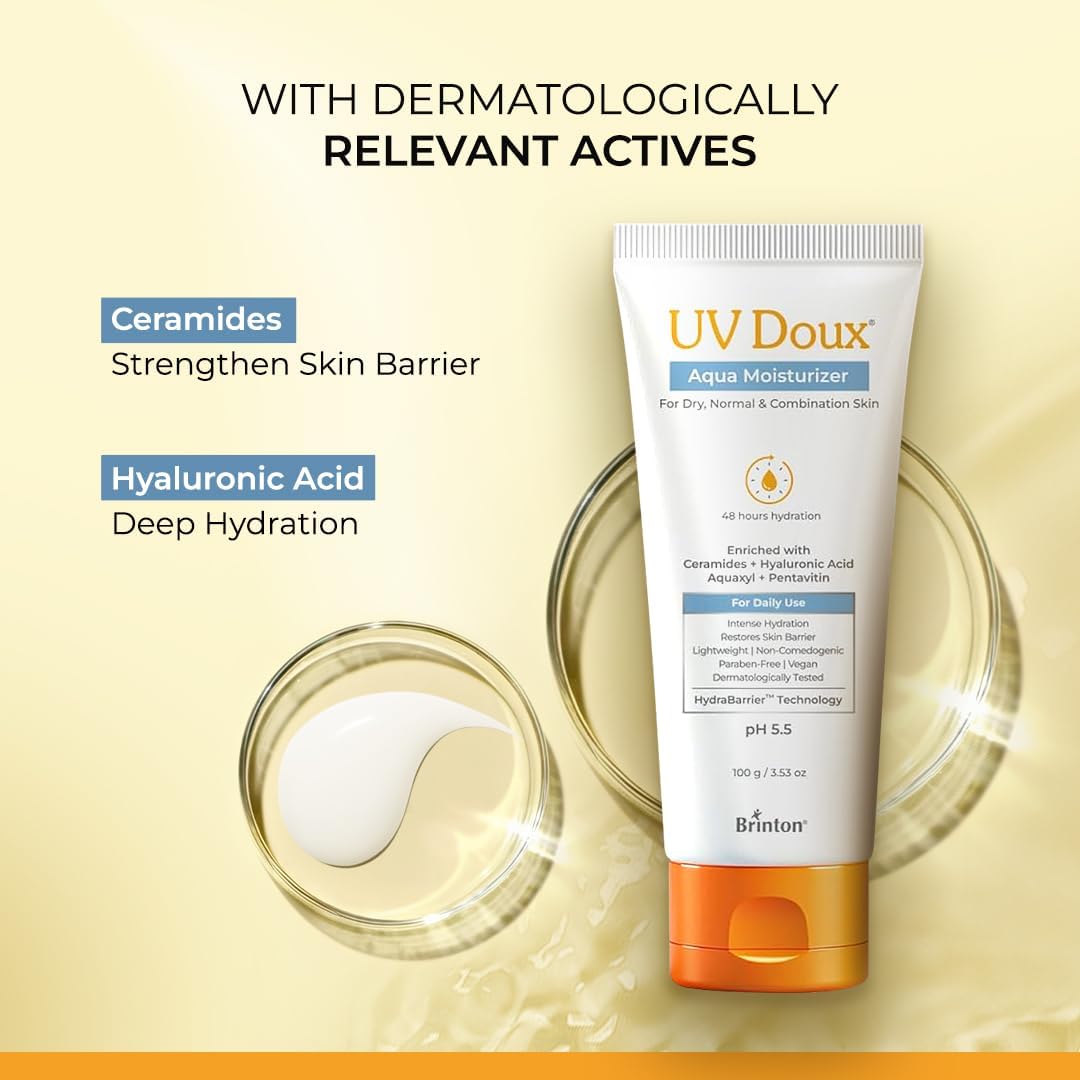 UV Doux Aqua Lightweight Moisturizer 100g ( Pack of 2 )