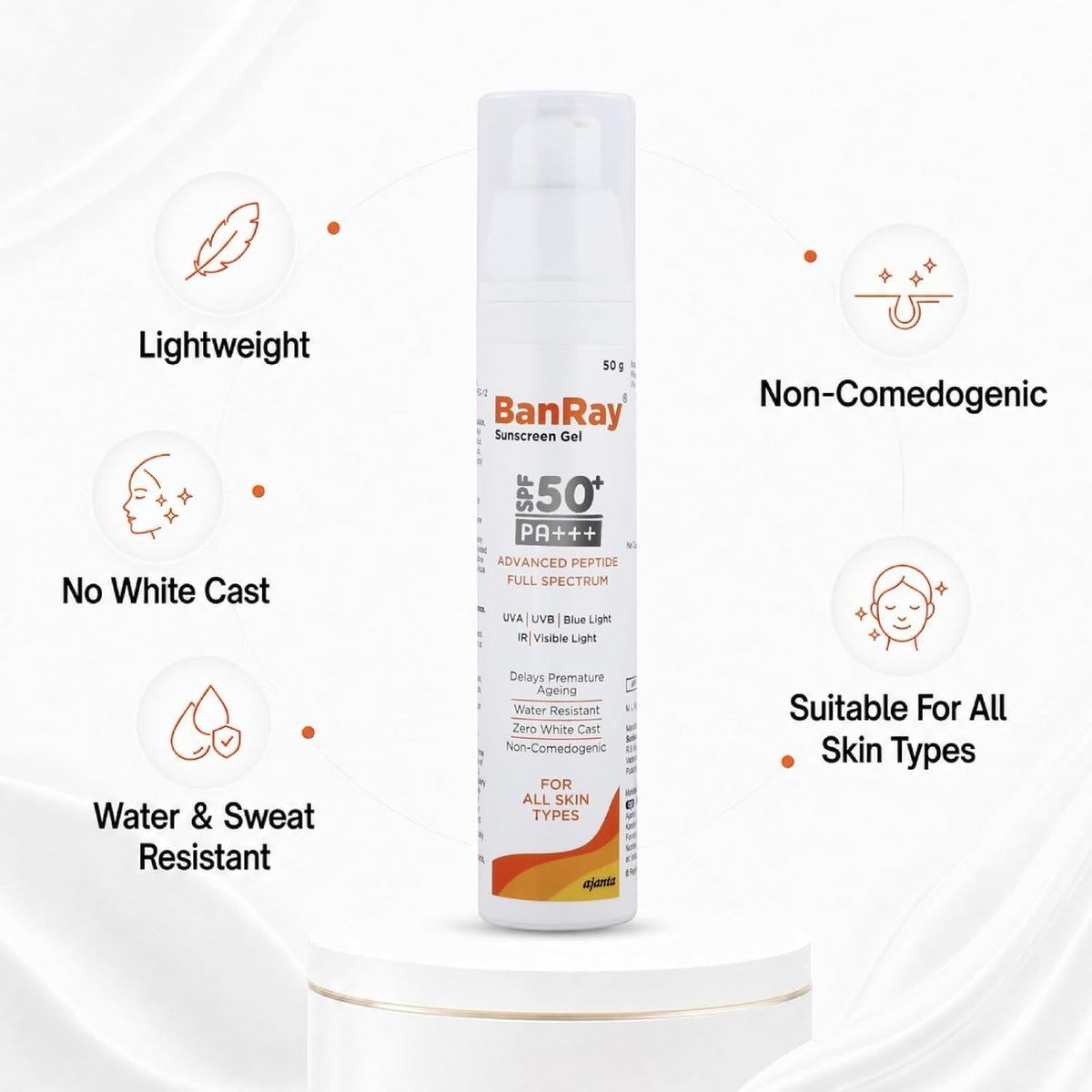 BanRay Gel SPF 50+ PA+++ | 50g