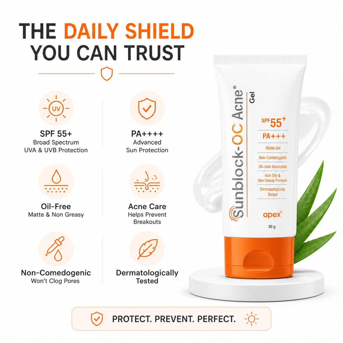 Sunblock OC Acne Gel Oil Control Sunscreen | 50 g