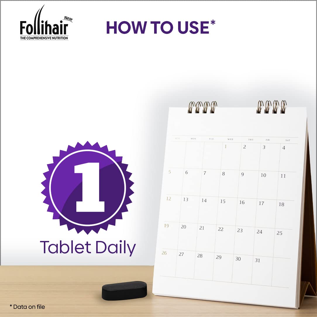 Follihair New Tablet Twin Pack (30 X 2) 30 capsules