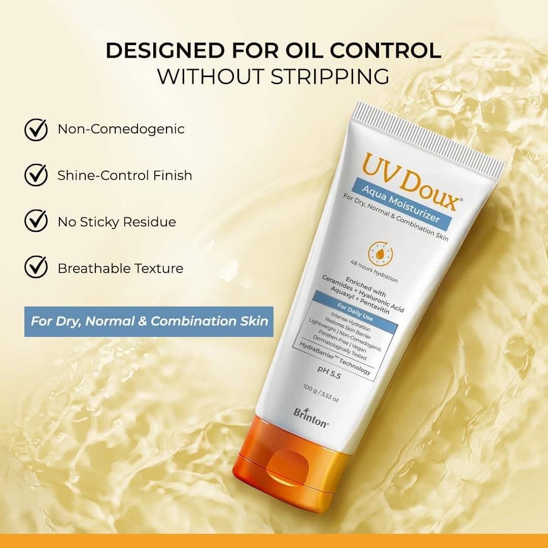 UV Doux Aqua Lightweight Moisturizer 100g ( Pack of 2 )