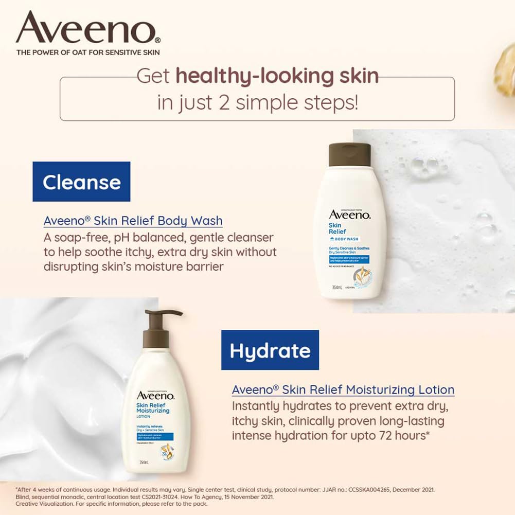 Aveeno Body Wash- Skin Relief Wash | 354 ml