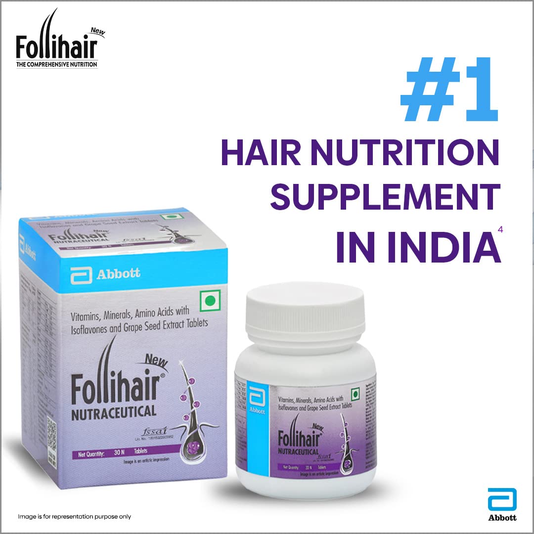 Follihair New Tablet Twin Pack (30 X 2) 30 capsules