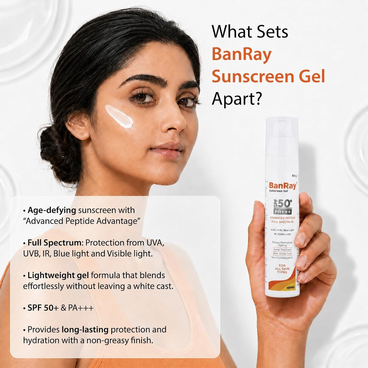 BanRay Gel SPF 50+ PA+++ | 50g