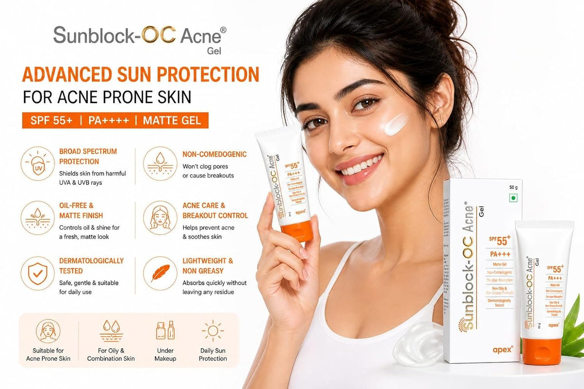Sunblock OC Acne Gel Oil Control Sunscreen | 50 g