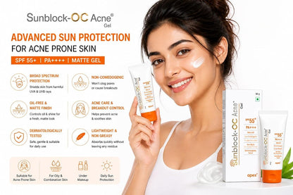 Sunblock OC Acne Gel Oil Control Sunscreen | 50 g