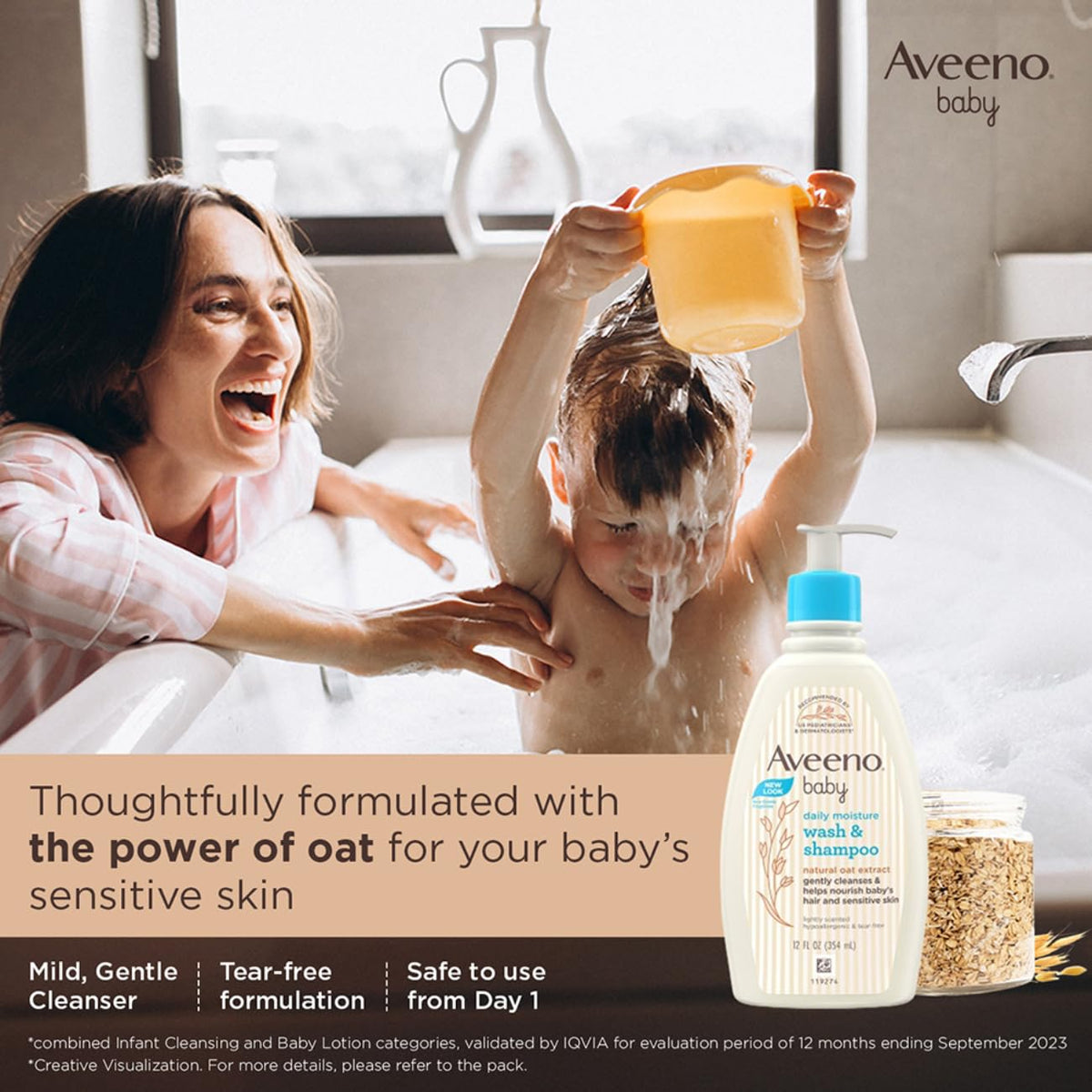 Aveeno Baby Daily Moisture Wash and Shampoo