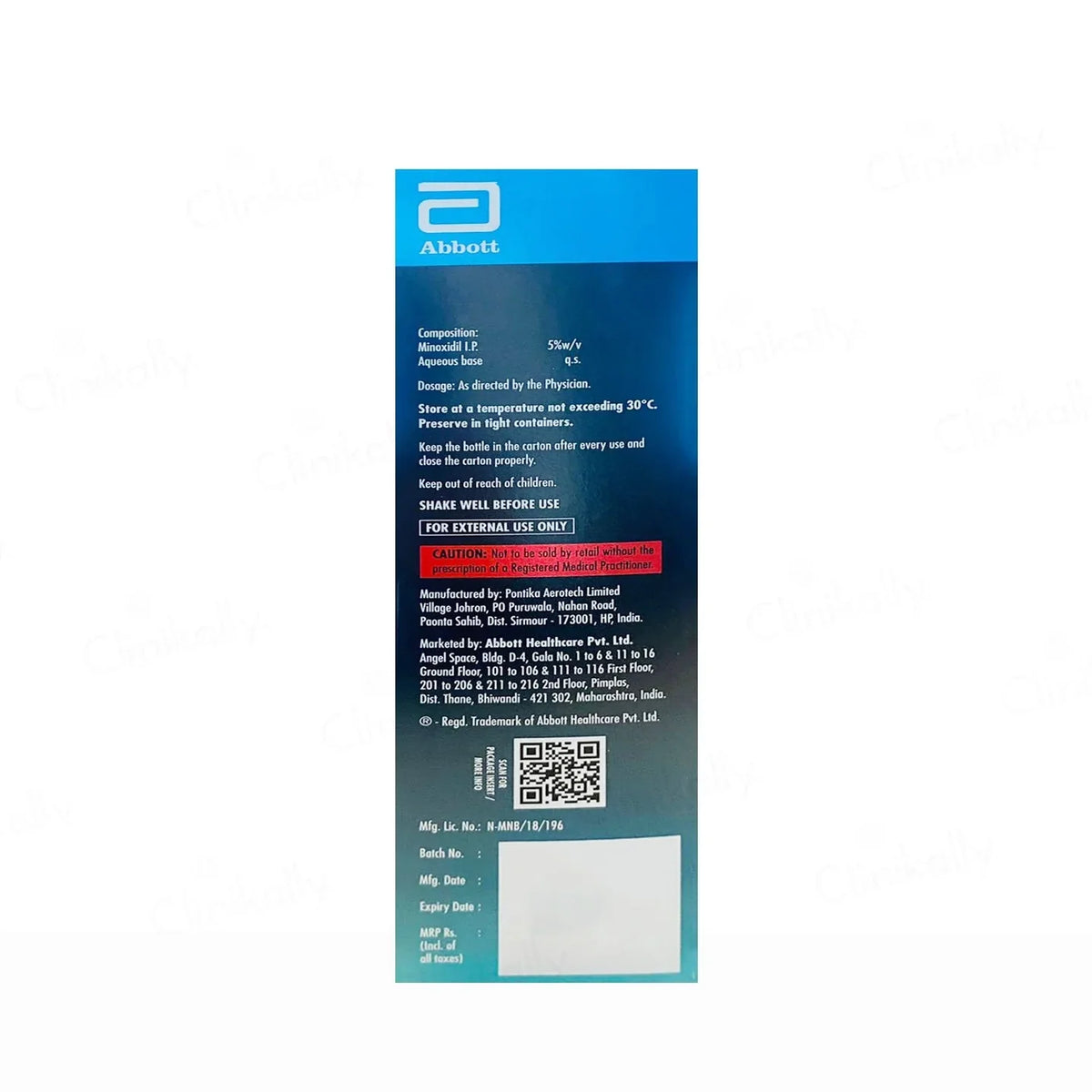Minichek Ultra 5% Topical Solution 60 ml