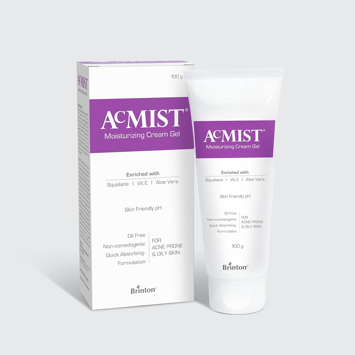 AcMist Face Moisturizing Cream Gel for Acne Prone & Oily Skin