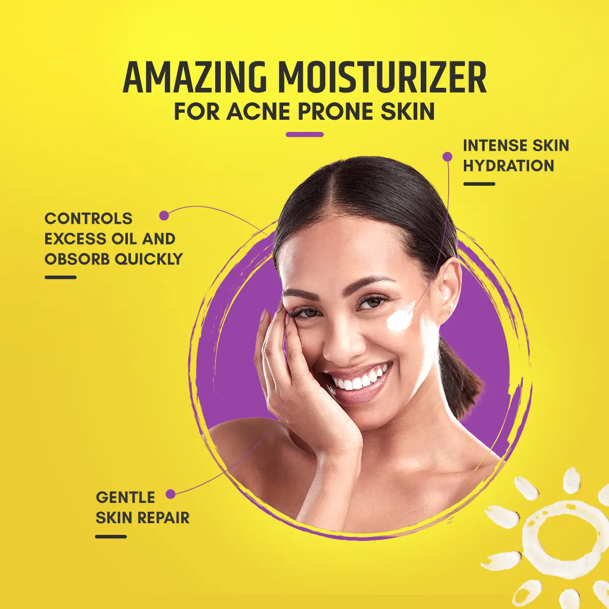 AcMist Face Moisturizing Cream Gel for Acne Prone & Oily Skin