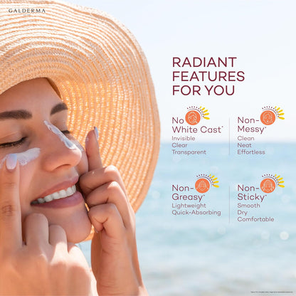 Biluma Sunscreen | SPF 50+ & Pa++++| Brightening & Hydrating Sunscreen | Dermatologically Tested | UVA,UVB,Visible Light, Blue Light & Pollution | Oily, Dry, Sensitive & Combination Skin, 50ml - Skiynse Dermatologique