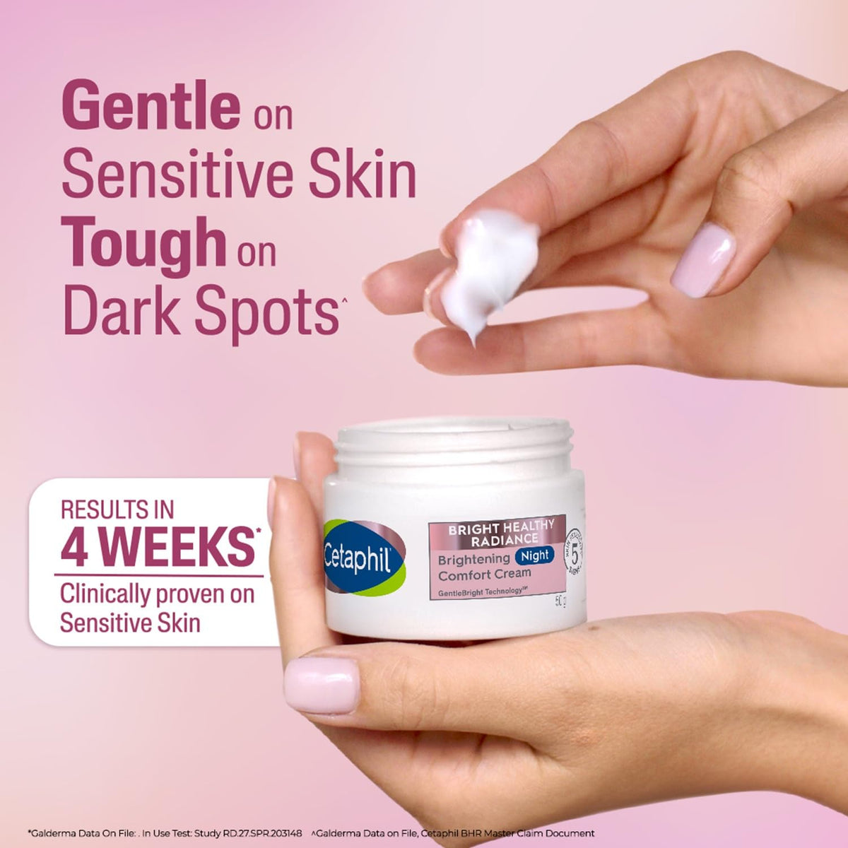Cetaphil Brightening Night Comfort Cream | For Dark Spots, Uneven Skin Tone| Fragrance Free| Dermatologist Recommended, 50g