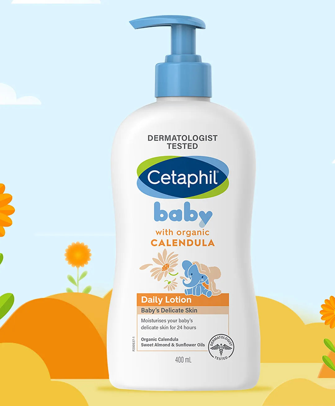 Cetaphil Baby Daily Lotion With Organic Calendula, 400ml