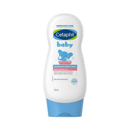 Cetaphil Baby Moisturising Bath & Wash, 230 ml
