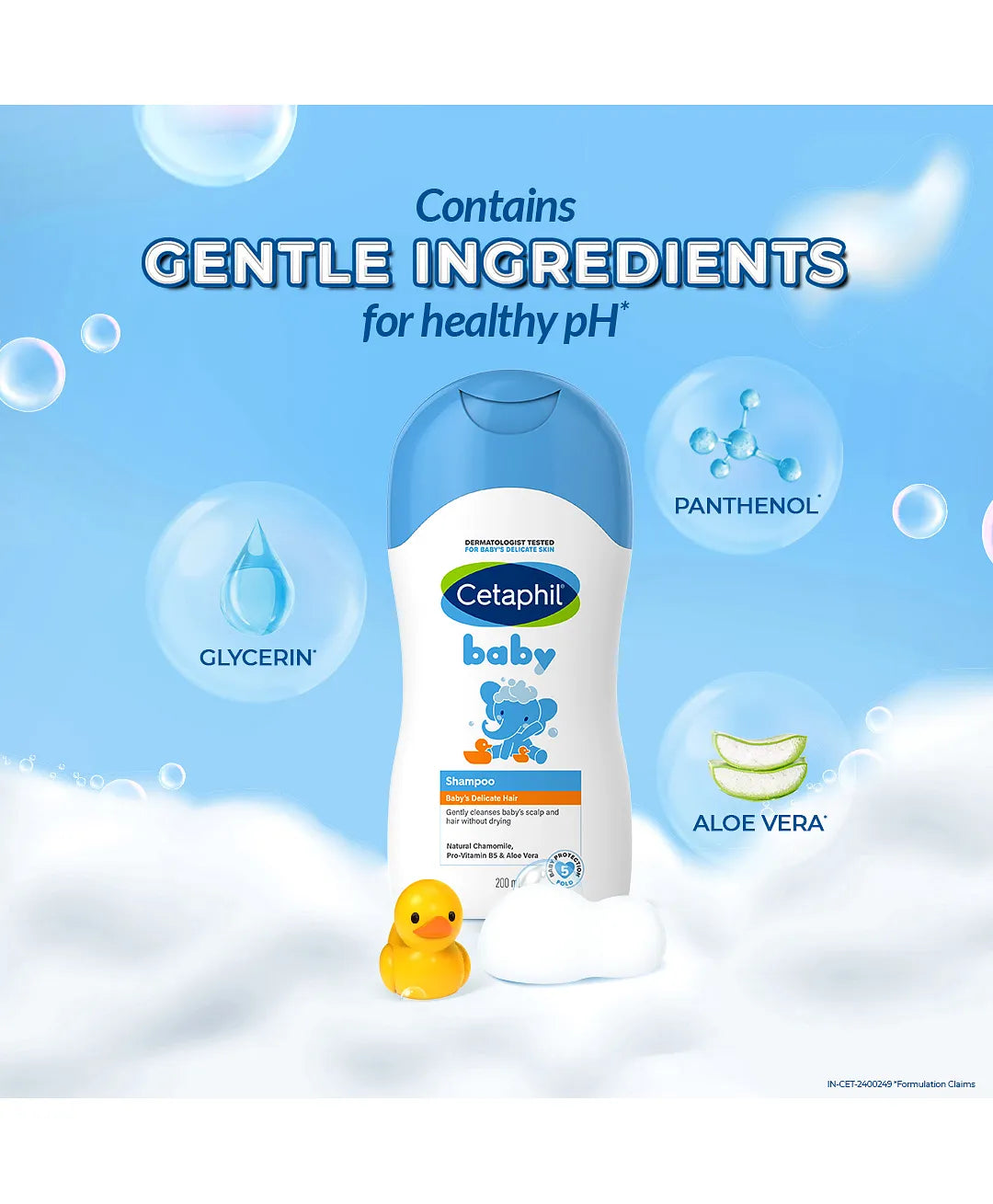 Cetaphil Baby Shampoo With Natural Chamomile ,200ml