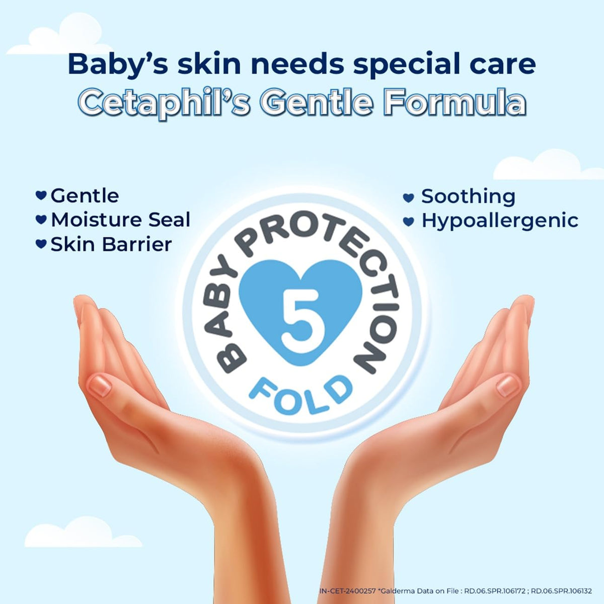 Cetaphil Baby Wash & Shampoo with Organic Calendula, 400ml