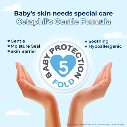 Cetaphil Baby Wash & Shampoo with Organic Calendula, 400ml