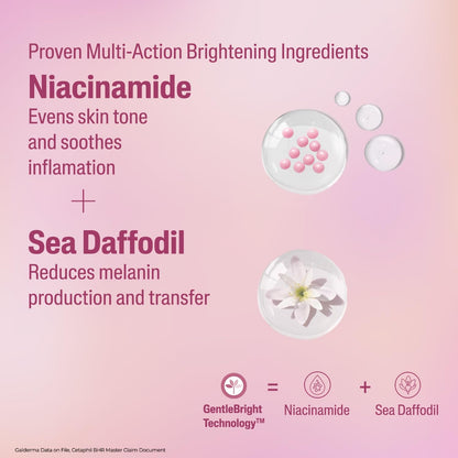 Cetaphil Bright Healthy Radiance Gentle Renewing Cleanser, 100g| Gentlebright Technology With Vitamin E-Releasing Jojoba Beads|For All Skin Types|Fragrance Free,1 Count