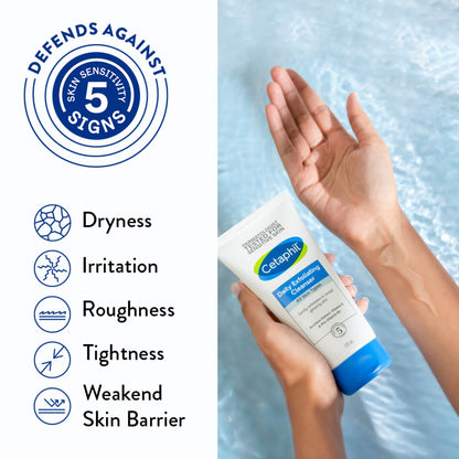 Cetaphil Daily Exfoliating Cleanser, 178 ml | Normal, Dry & Oily Skin,Scrub For Glowing Skin, Non-irritating