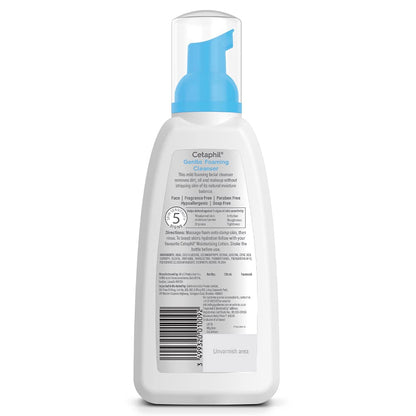Cetaphil Foaming Face Wash, Gentle Foaming Cleanser For All Skin Types, 236 ml| Foaming Face Wash With Vitamin E, B5| Dermatologist Recommended