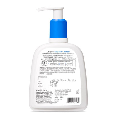 Cetaphil Oily Skin Cleanser , Daily Face Wash for Oily, Acne prone Skin , Gentle Foaming