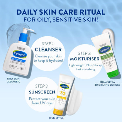 Cetaphil Oily Skin Cleanser , Daily Face Wash for Oily, Acne prone Skin , Gentle Foaming