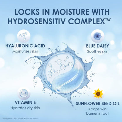 Cetaphil Optimal Hydration Replenishing Body Lotion, 237ml | Lightweight moisturizer & non-greasy | Hyaluronic Acid, Sunflower Oil, Blue Daisy extract | Dermatologist Recommended for Sensitive Skin