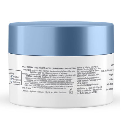 Cetaphil Optimal Hydration Replenishing Night Cream, 50g | Lightweight & Fast Absorption | Hyaluronic Acid, Blue Daisy Extract, Niacinamide