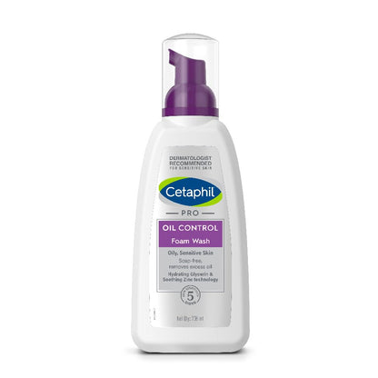 Cetaphil Pro Oil Control Foam Face Wash for Acne & Oily Prone Skin, 236ml