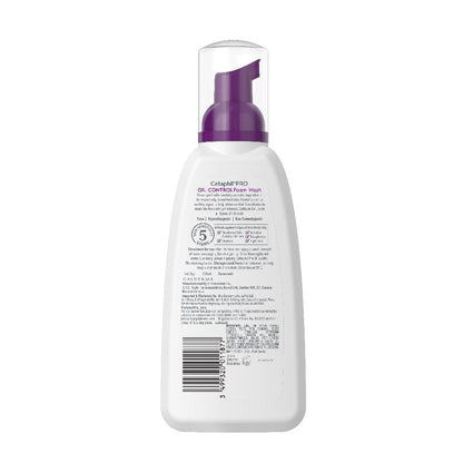 Cetaphil Pro Oil Control Foam Face Wash for Acne & Oily Prone Skin, 236ml