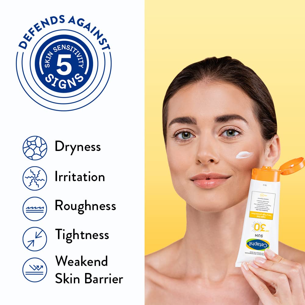 Cetaphil Sun SPF 30 Sunscreen Gel, Hydrate & Nourish With Chemical Free Sun Protection, 100 ml