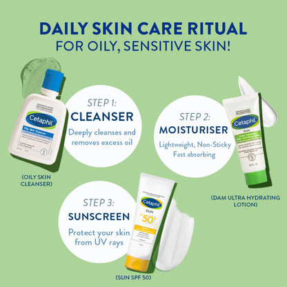 Cetaphil DAM Daily Advance Ultra Hydrating Lotion for Dry, Sensitive Skin| Moisturiser with Shea Butter| Non-Greasy, Fragrance-Free