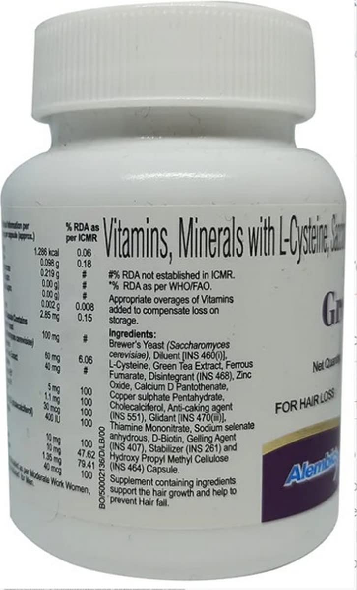 Grogain Capsule For Hair Growth | 30's Capsules - Skiynse Dermatologique