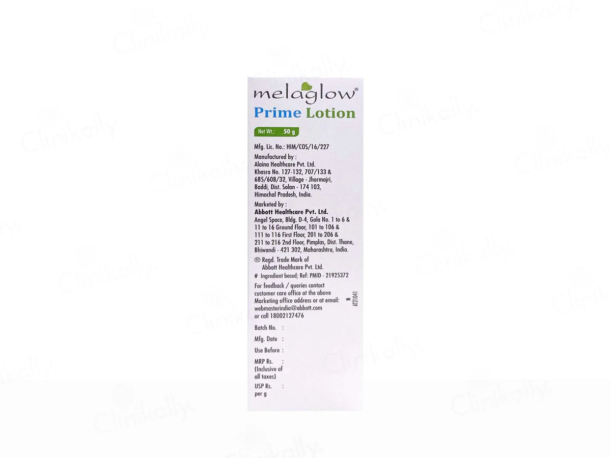 Melaglow Prime Depigmenting Lotion, 50g ( Pack of 2) - Skiynse Dermatologique