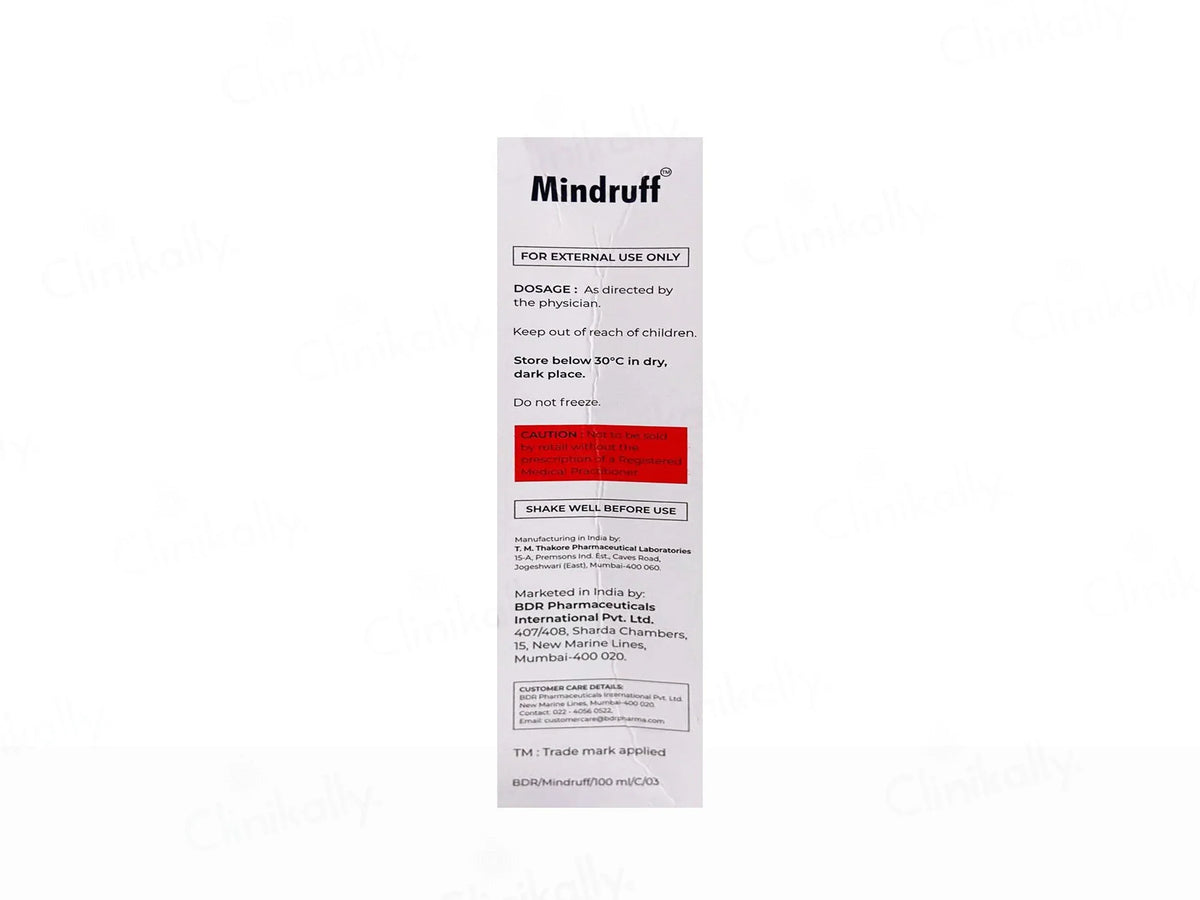 Mindruff Scalp Solution | 100 ml