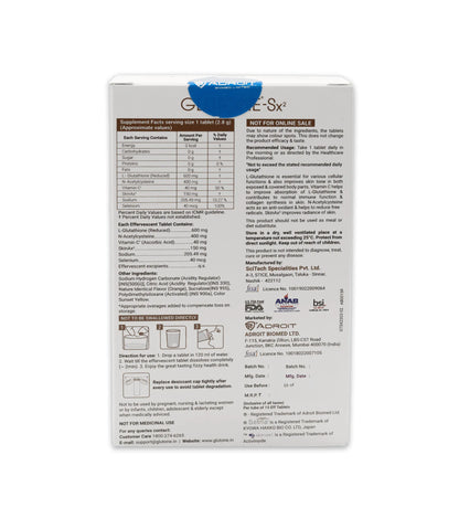 Glutone-SX2 Effervescent Tablet | 15 Tablets
