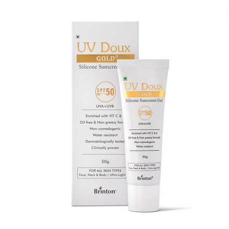 UV Doux Gold Silicone Sunscreen Gel