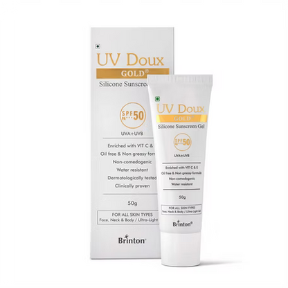 UV Doux Gold Silicone Sunscreen Gel