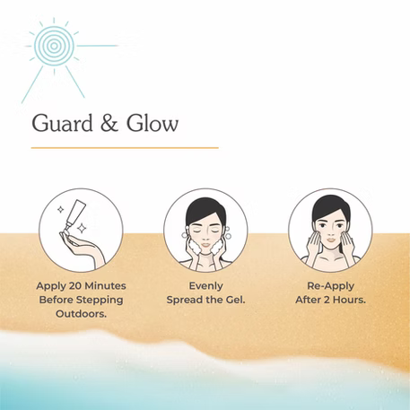 UV Doux SPF 50 PA+++ Mineral Based Sunscreen Gel | 50g