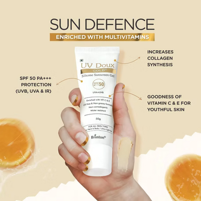 UV Doux Gold Silicone Sunscreen Gel