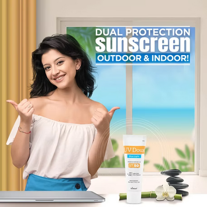 UV Doux Blue Light Tinted Sunscreen Gel SPF 50 | 50gm